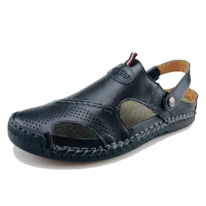13 Strap Casual Smart-powered Price-match guarantee Leather Sandals Closed Mens Adjustable UPIShi Athletic Fisherman