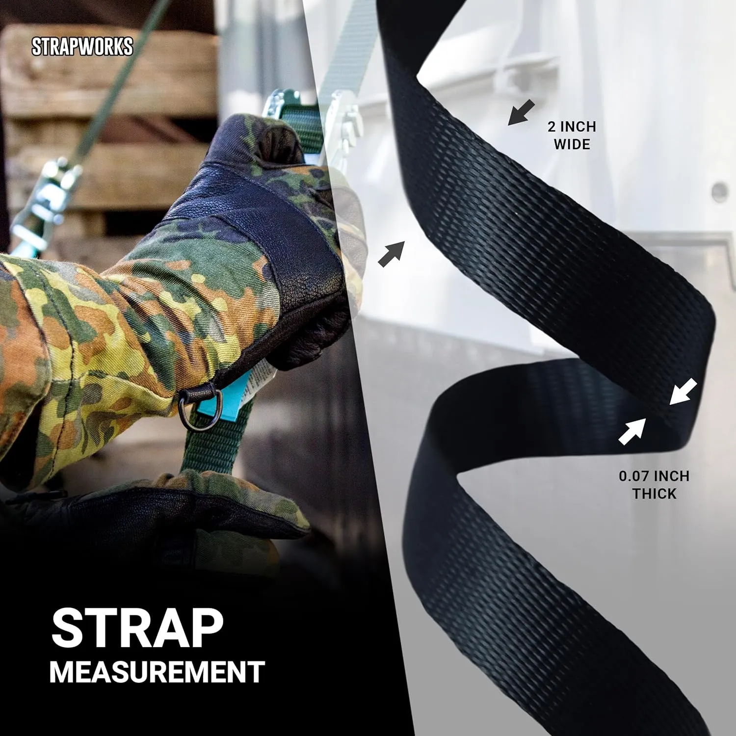 2 Inch Heavy Duty Nylon Webbing Strap Roll for Belt, Backpack, Sling, Collar, Leash, Strapping and More, 10, 20, or 50 Yards, Over 20 Colors