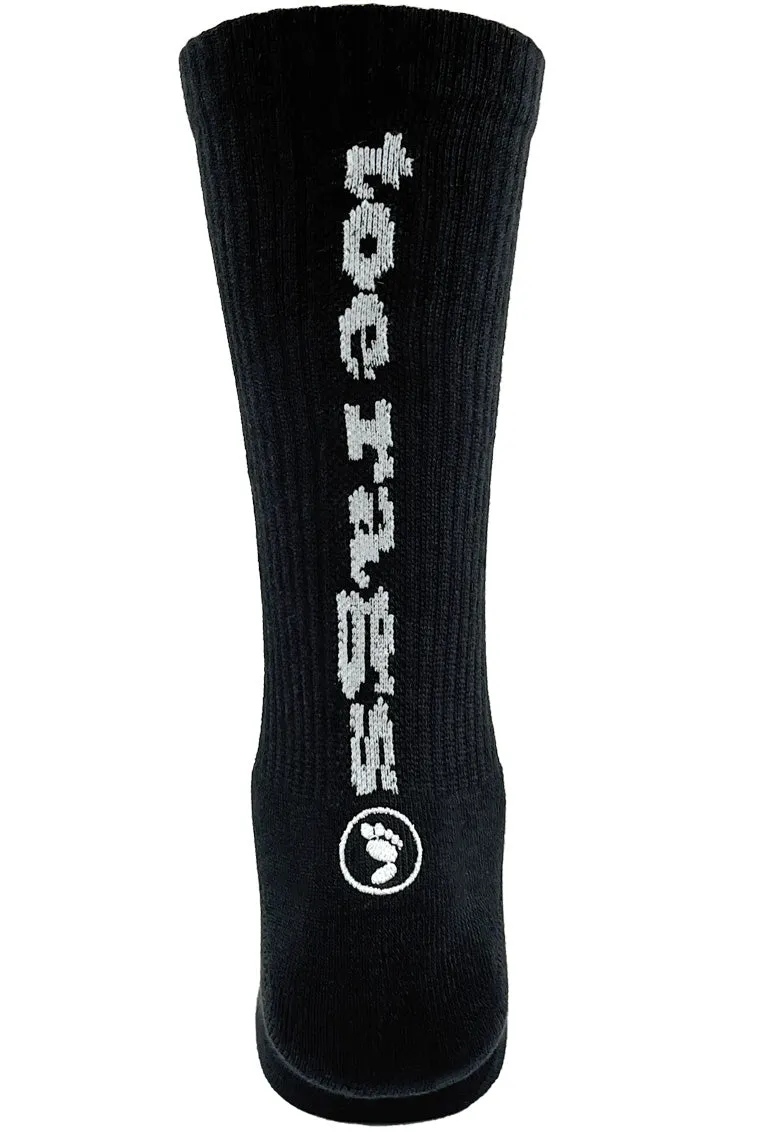 2 Pairs Toe Rags® Fashion Crew Black