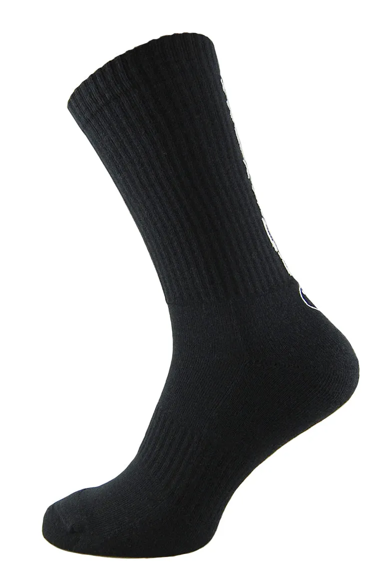 2 Pairs Toe Rags® Fashion Crew Black