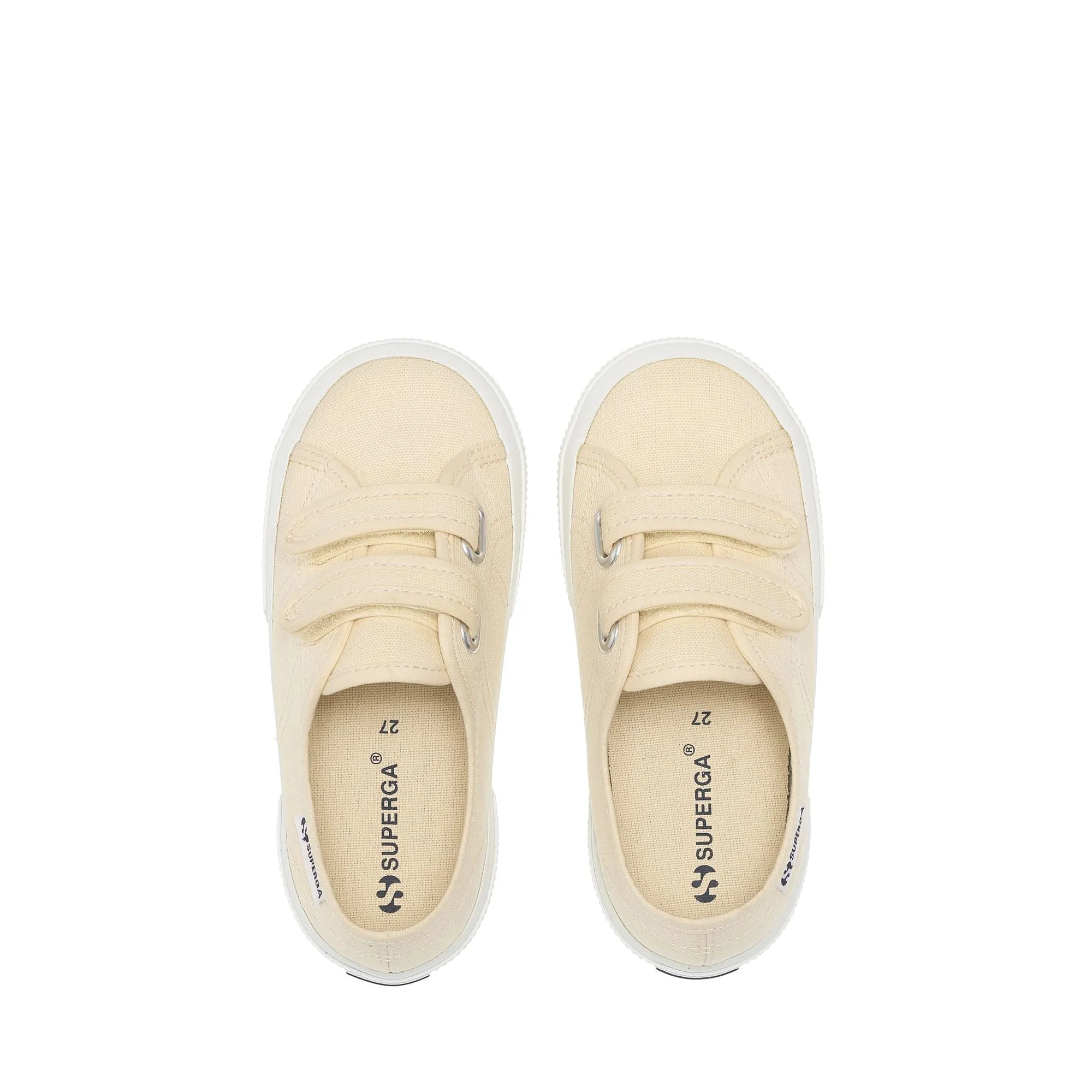 3750 LEGGERA KIDS STRAPS - Le Superga - Sneaker - Kid unisex - BEIGE LT EGGSHELL