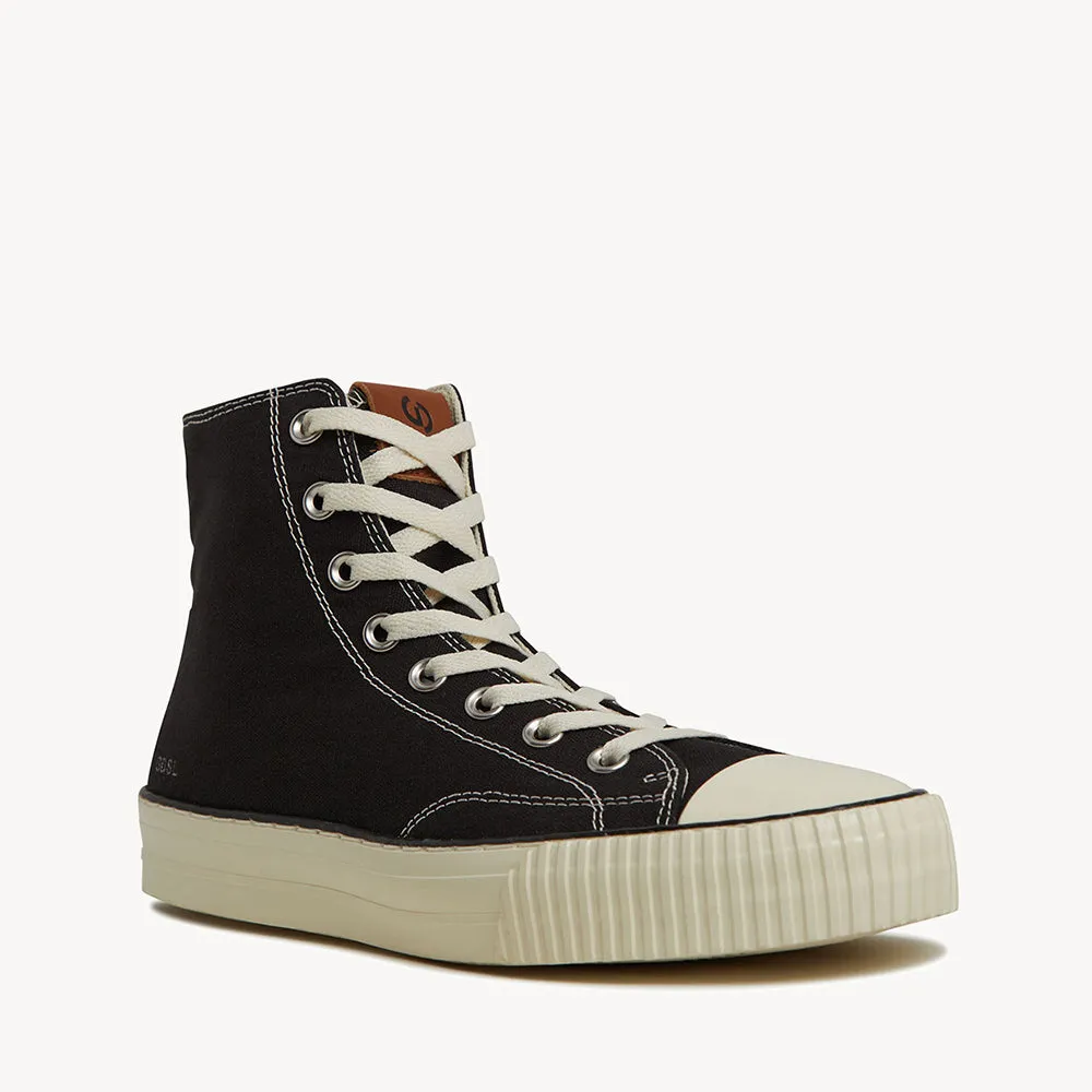 5002 H Top - Black Canvas/Cream Sole