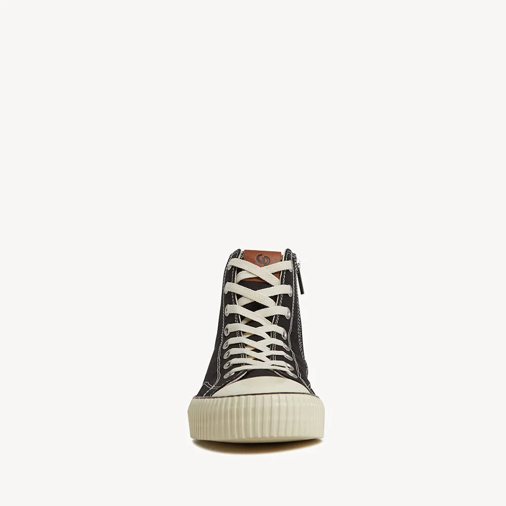 5002 H Top - Black Canvas/Cream Sole
