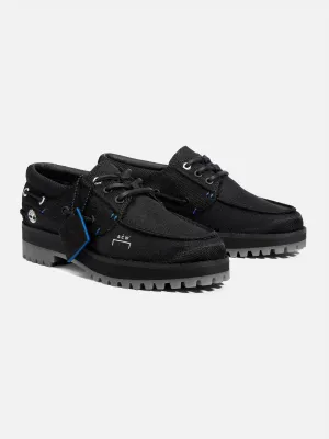 ACWXTBL 3 EYE LUG BOAT SHOE - BLACK