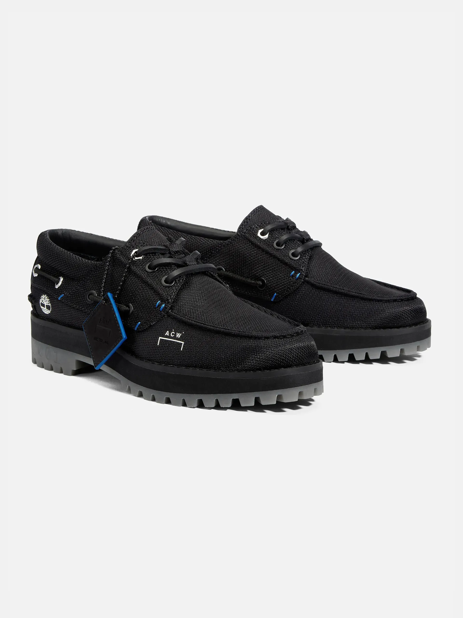 ACWXTBL 3 EYE LUG BOAT SHOE - BLACK