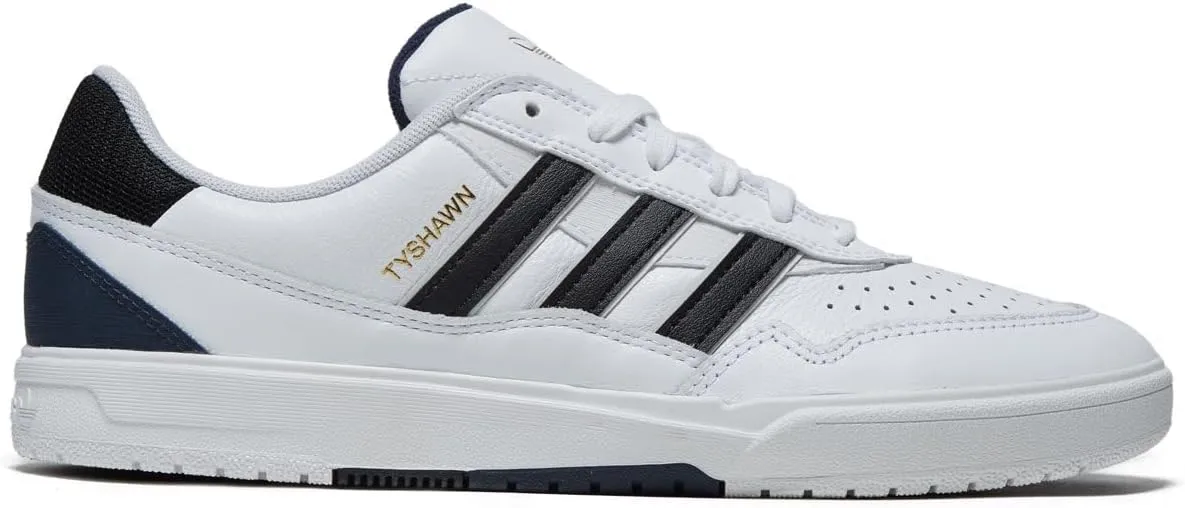Adidas Tyshawn II Shoes - Footwear White/Core Black/Core Navy - 10.5