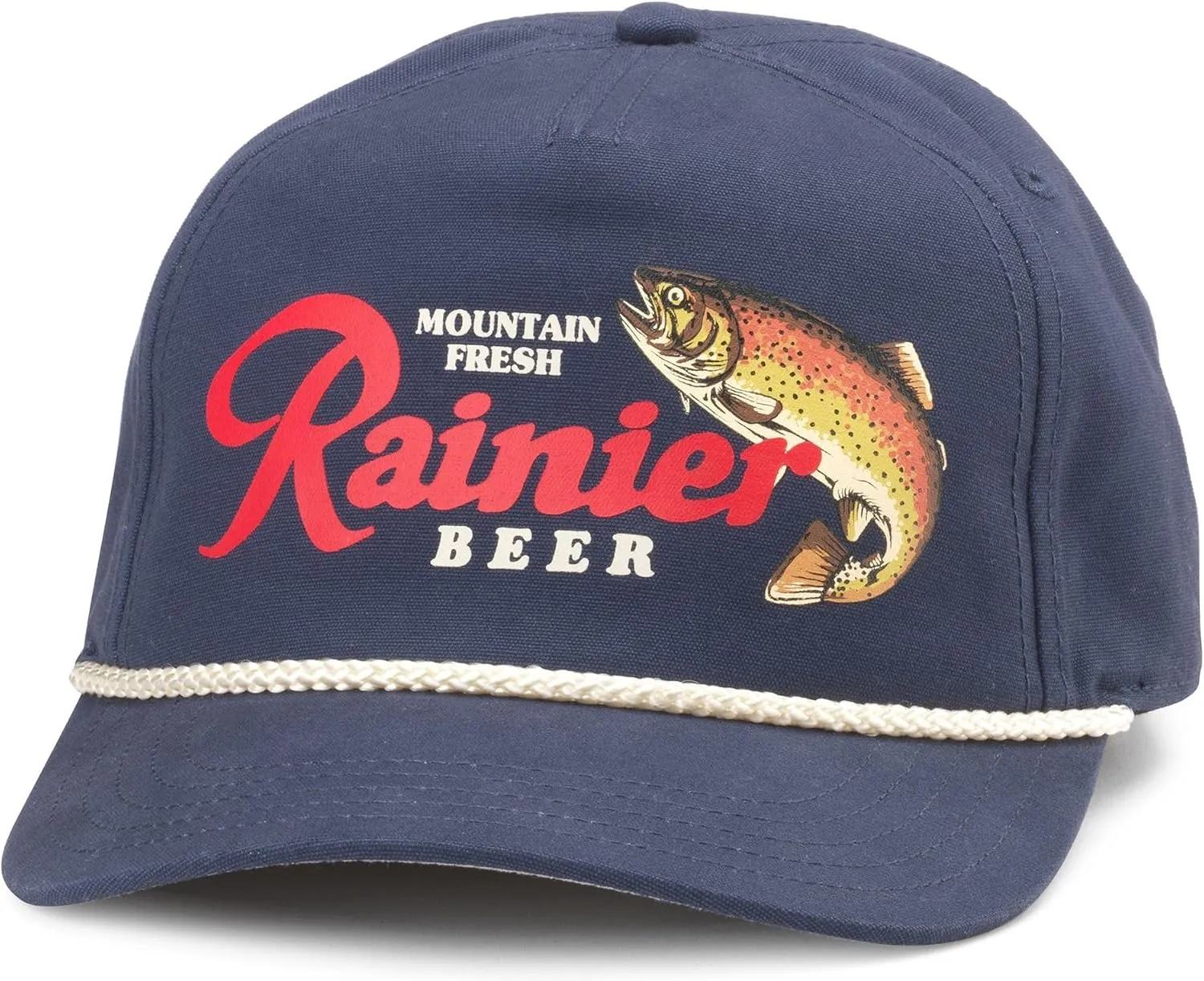 AMERICAN NEEDLE Rainier Beer Unisex Adjustable Snapback Baseball Hat