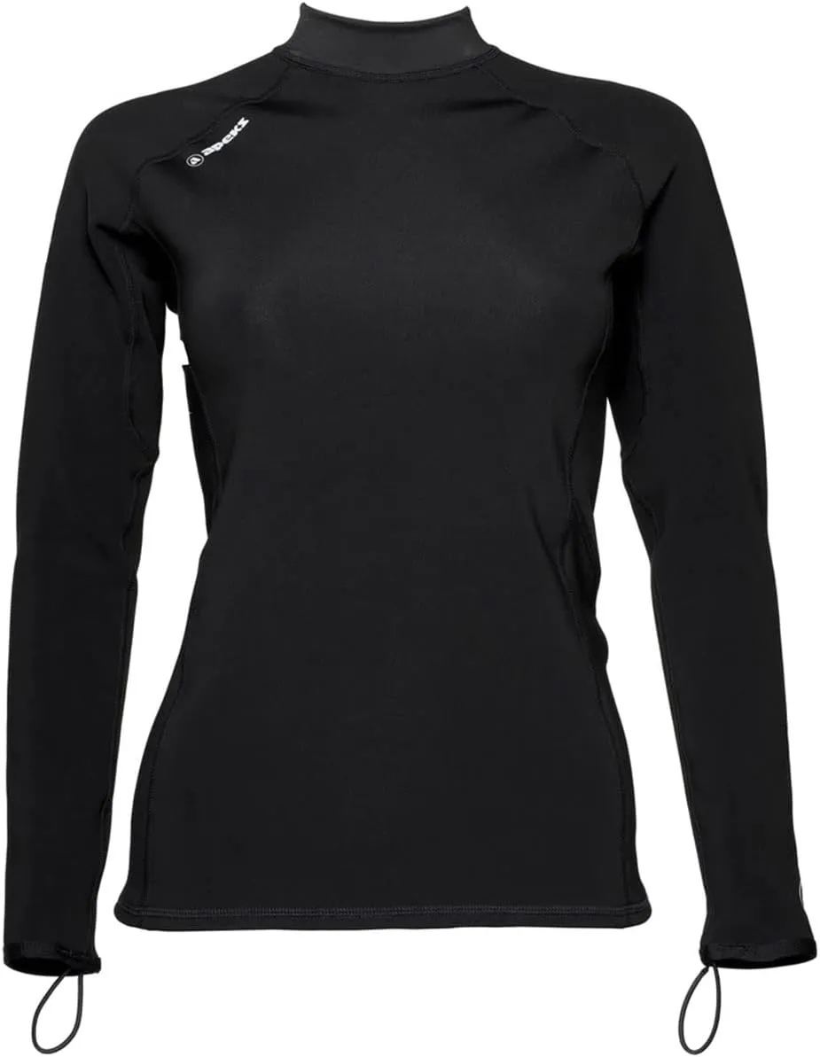 Apeks ThermiQ Carbon Long Sleeve Top for Women - Large