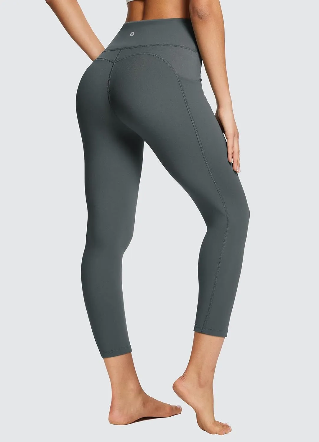 baleaf Women's Leggings with Pockets Tummy Control Workout High Waisted Athletic Running 7/8 Ultra Soft Gym Yoga Ankle Pants