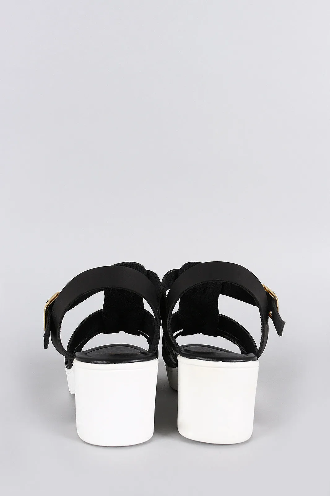 Bamboo Professional Bestseller bargain Platform Sandal Fisherman Strappy
