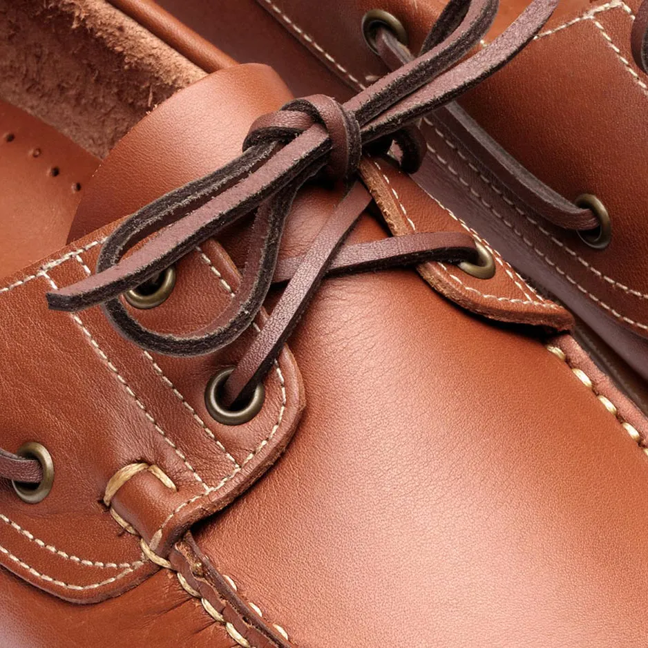 BARTH BOAT SHOE LEATHER - LISSE WHISKY