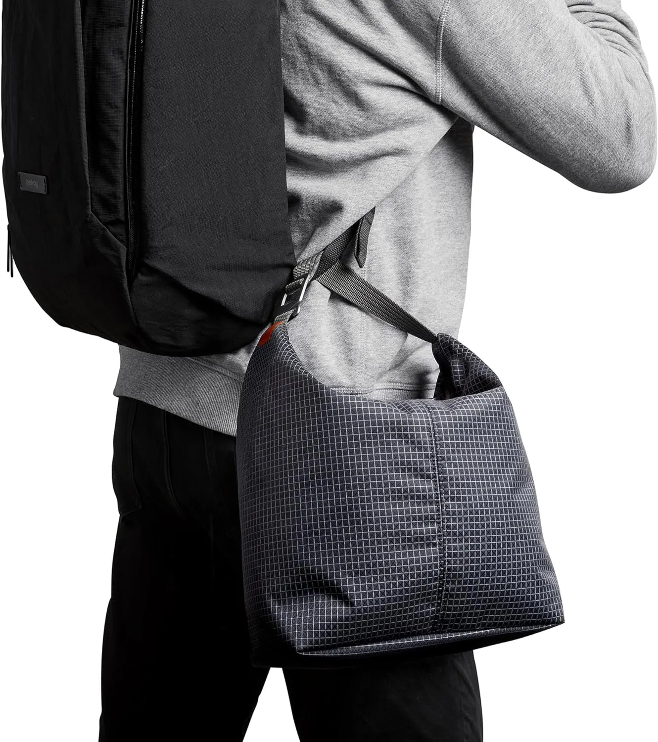 Bellroy Lite Cooler Caddy (10 liter insulated soft cooler bag with waterproof lining, built-in bottle opener, folds away flat when empty) - ArcadeGray