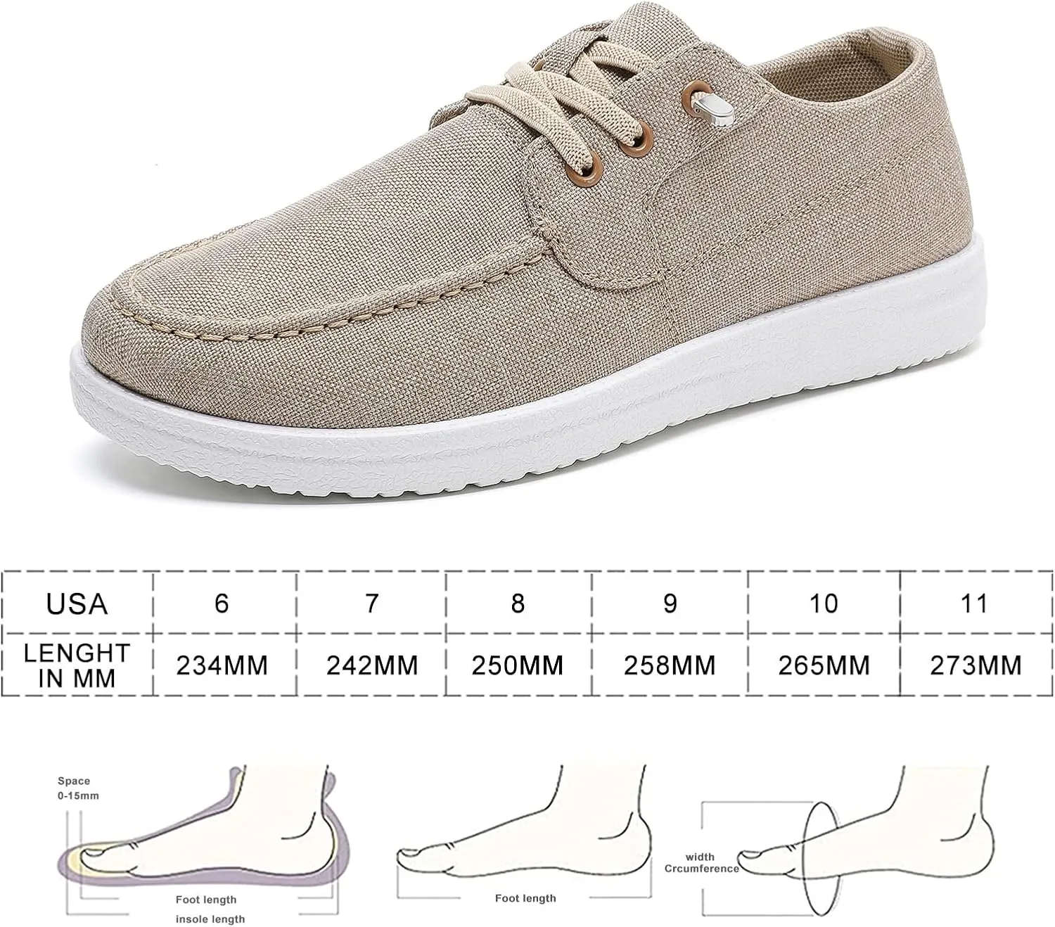 Betrue Lightweight Boat Shoes for Women, Womens Casual Loafers, Womens Slip On Deck Shoes, Breathable Canvas Sneakers for Women