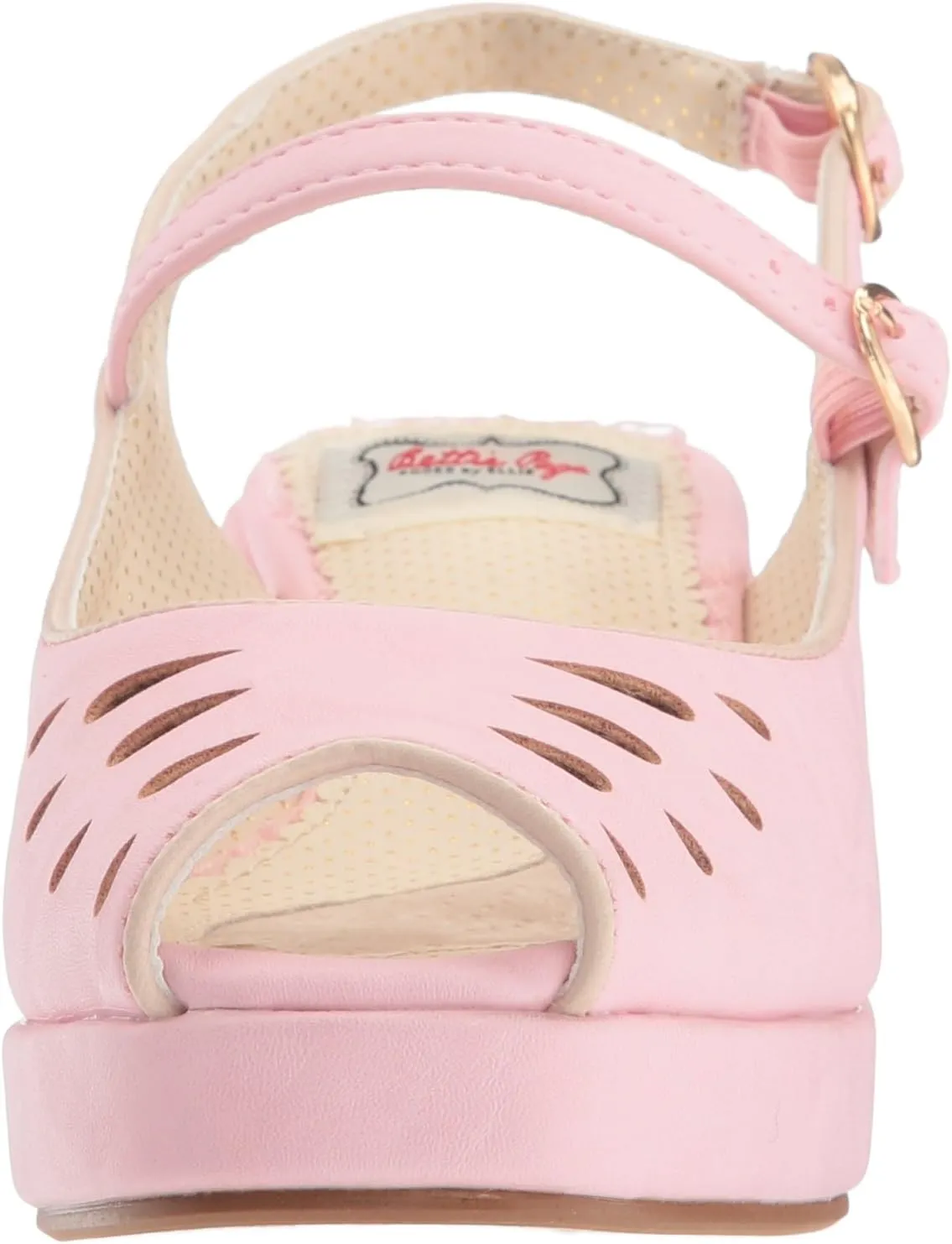 Bettie Page Women's Bp242-faye Wedge Sandal