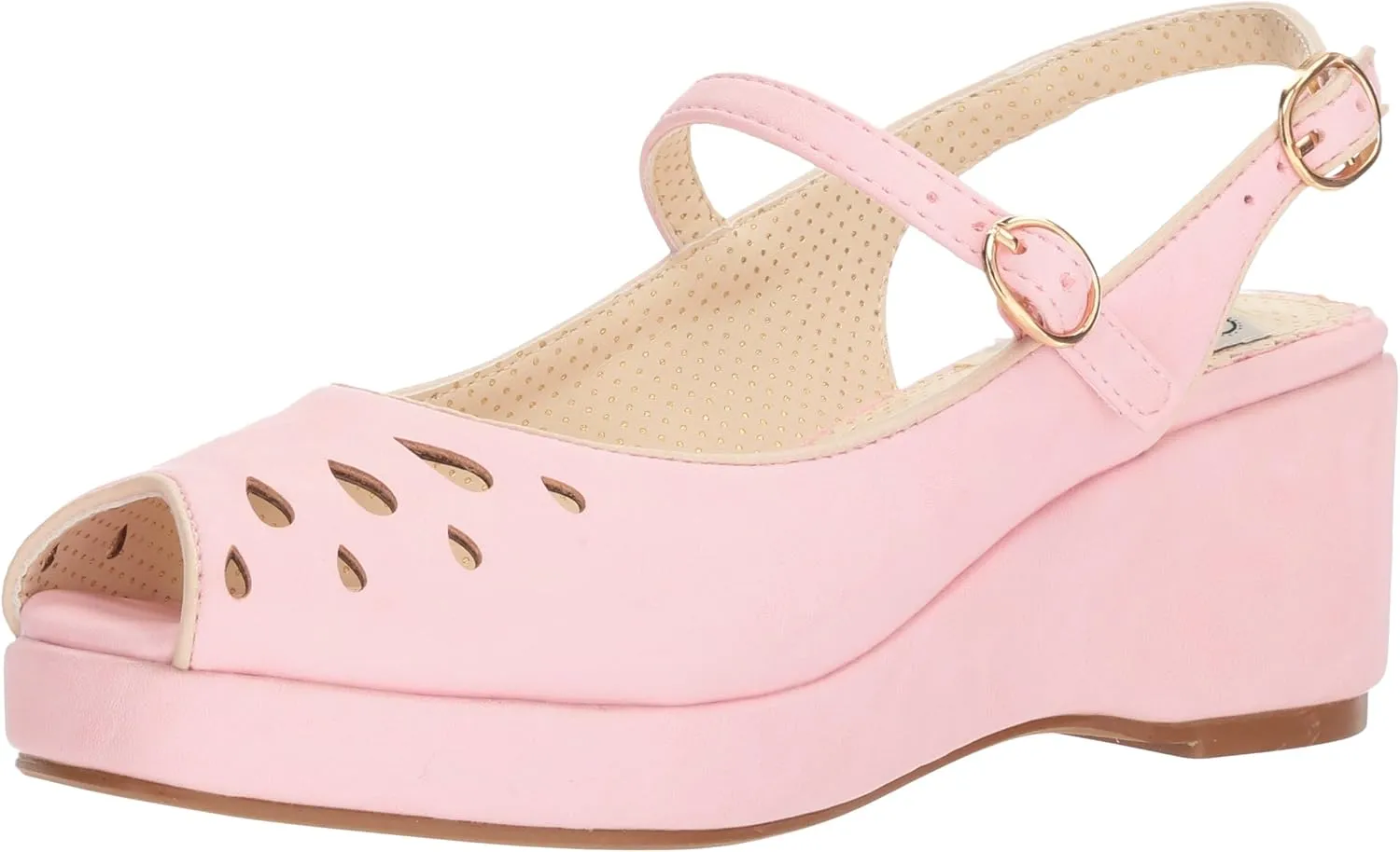 Bettie Page Women's Bp242-faye Wedge Sandal
