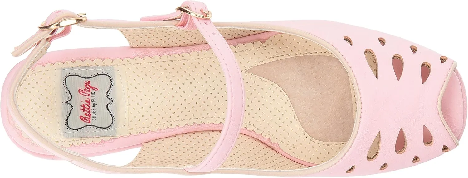 Bettie Page Women's Bp242-faye Wedge Sandal