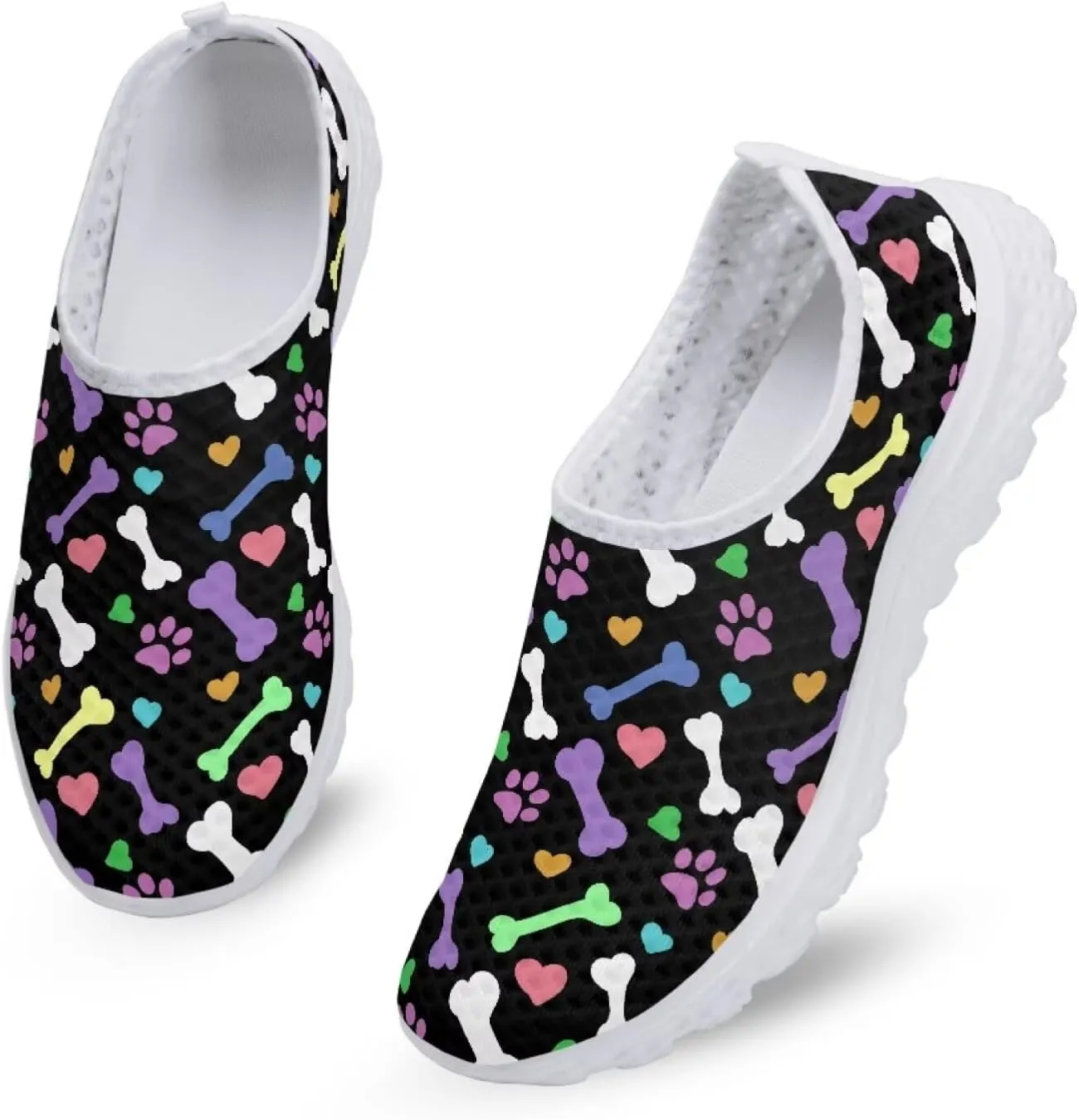 BIGCARJOB Sneakers Running Shoes for Women Slip-on Walking Shoes Lightweight Woman Tennis Shoes Athletic Sock Shoes