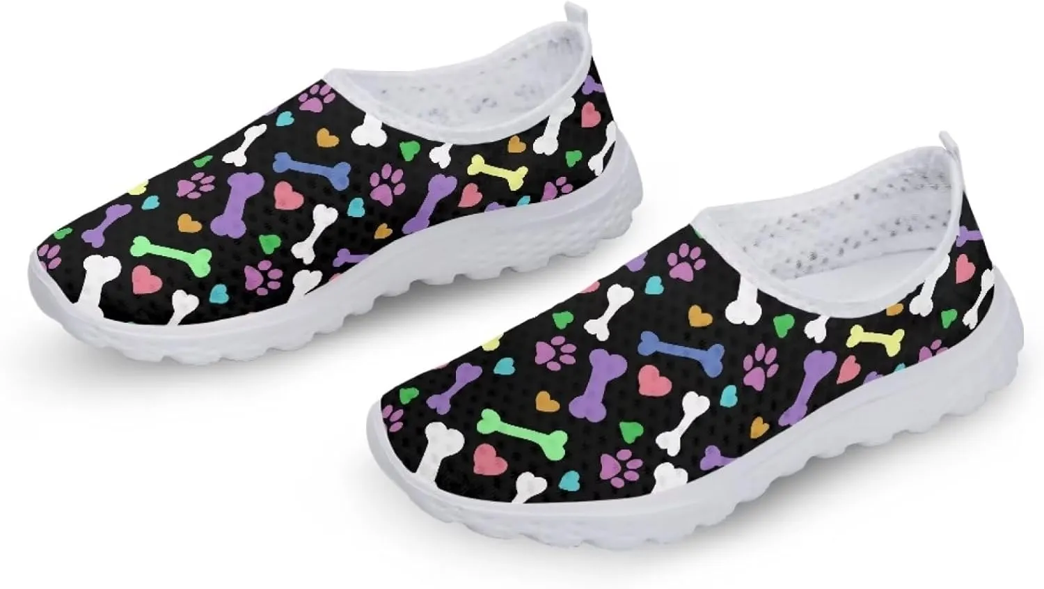 BIGCARJOB Sneakers Running Shoes for Women Slip-on Walking Shoes Lightweight Woman Tennis Shoes Athletic Sock Shoes