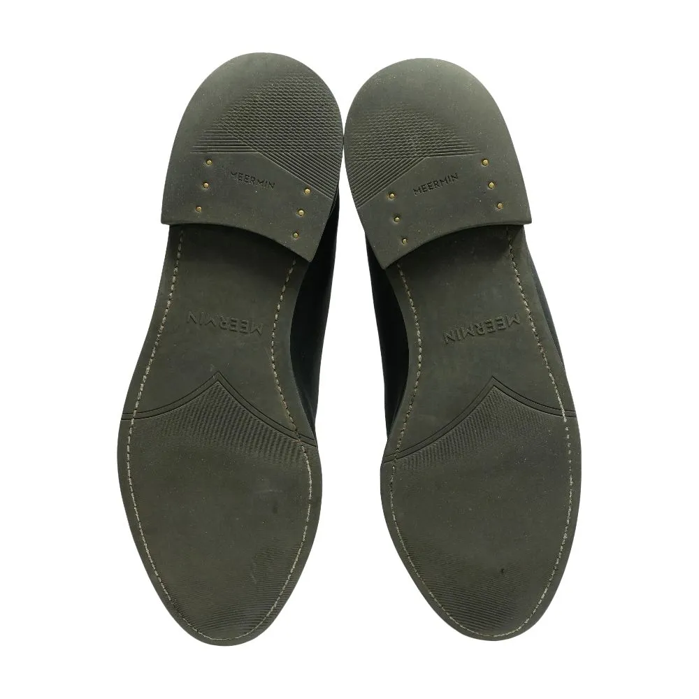 Black Leather Loafer Shoes