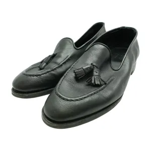 Black Leather Loafer Shoes