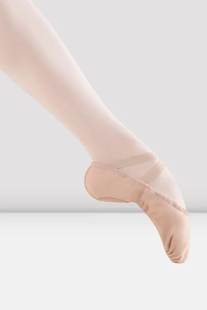 Bloch S0277L Pump Canvas Split-Sole Ballet Shoes - Pink