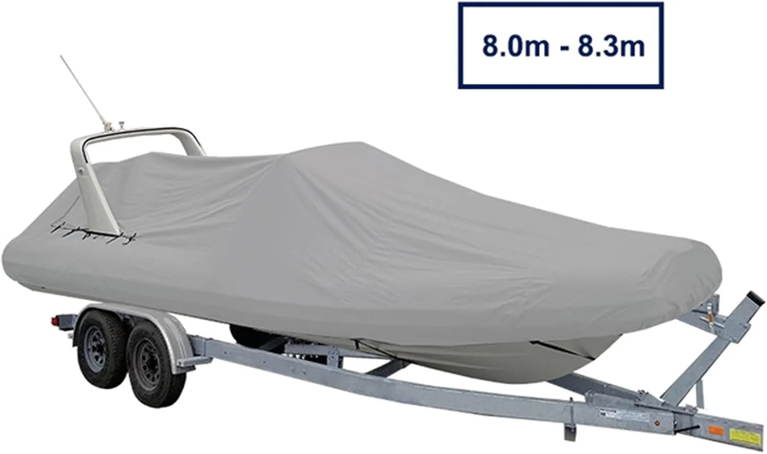 Boat Cover Inflatable Heavy-Duty Marine Boat Accessories Water Sun Proof UV Protection (Color : 8.0 8.3m)