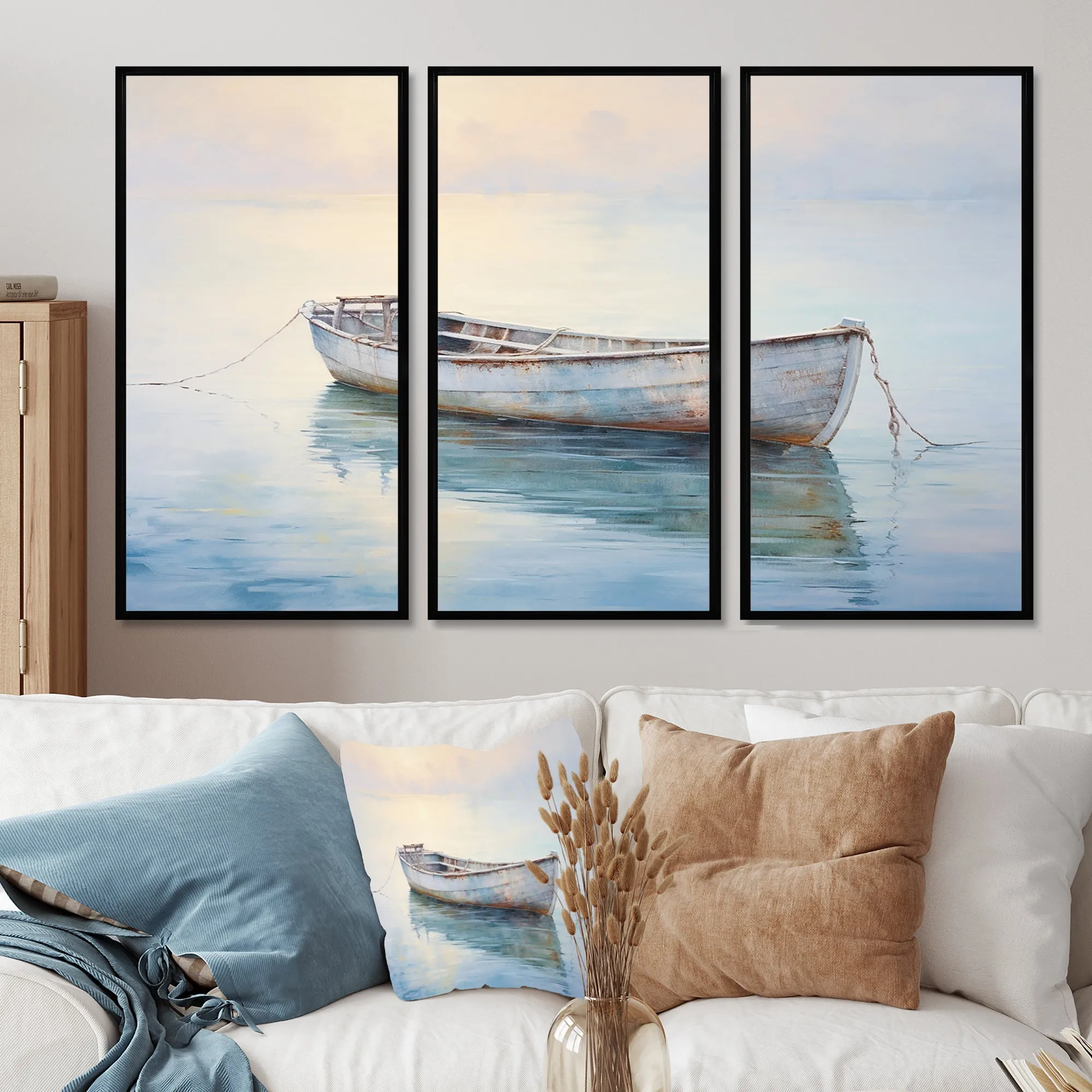Boat Ethereal Waters I - Multi-Panels
