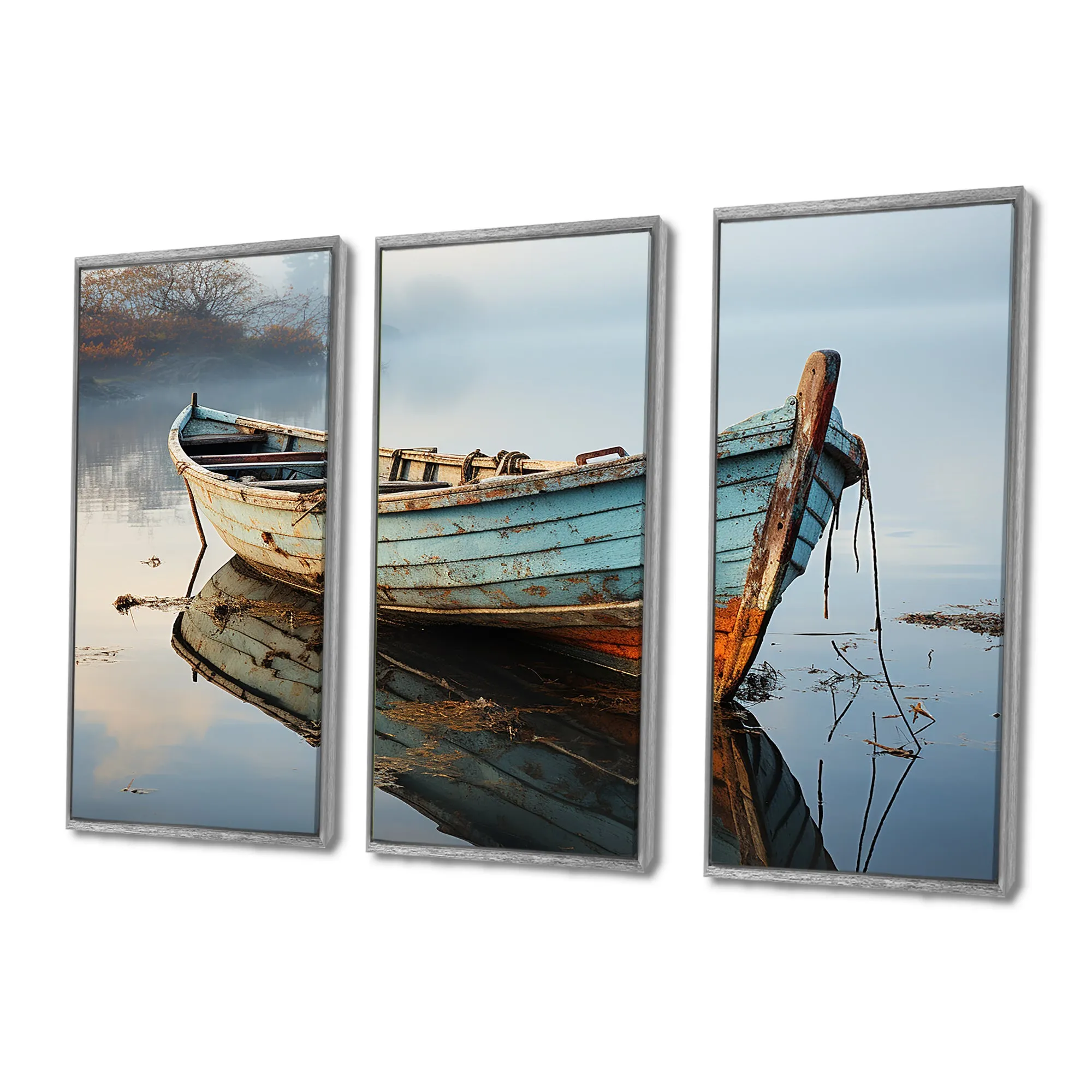 Boat Serene Waterscapes I - Multi-Panels