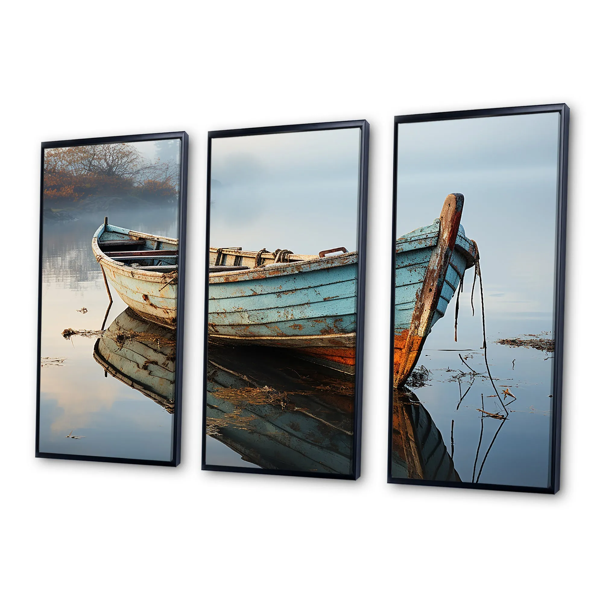 Boat Serene Waterscapes I - Multi-Panels