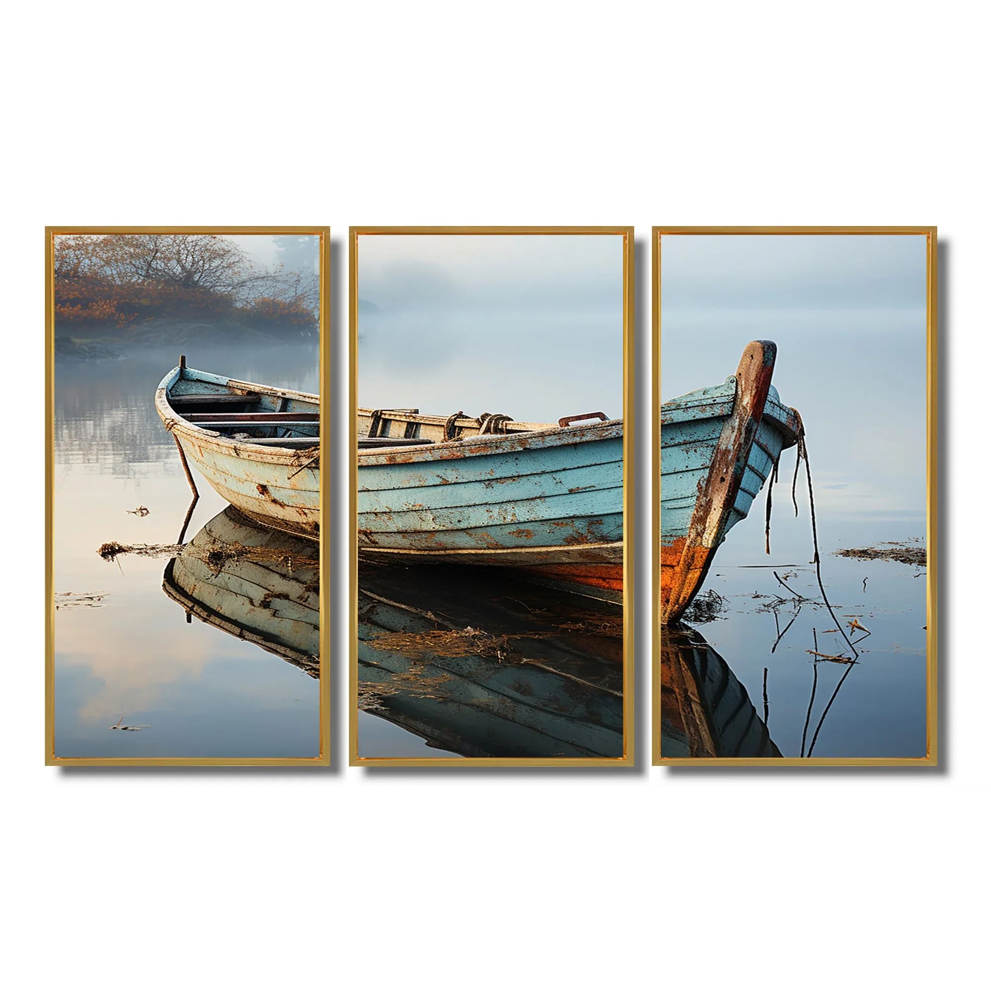 Boat Serene Waterscapes I - Multi-Panels