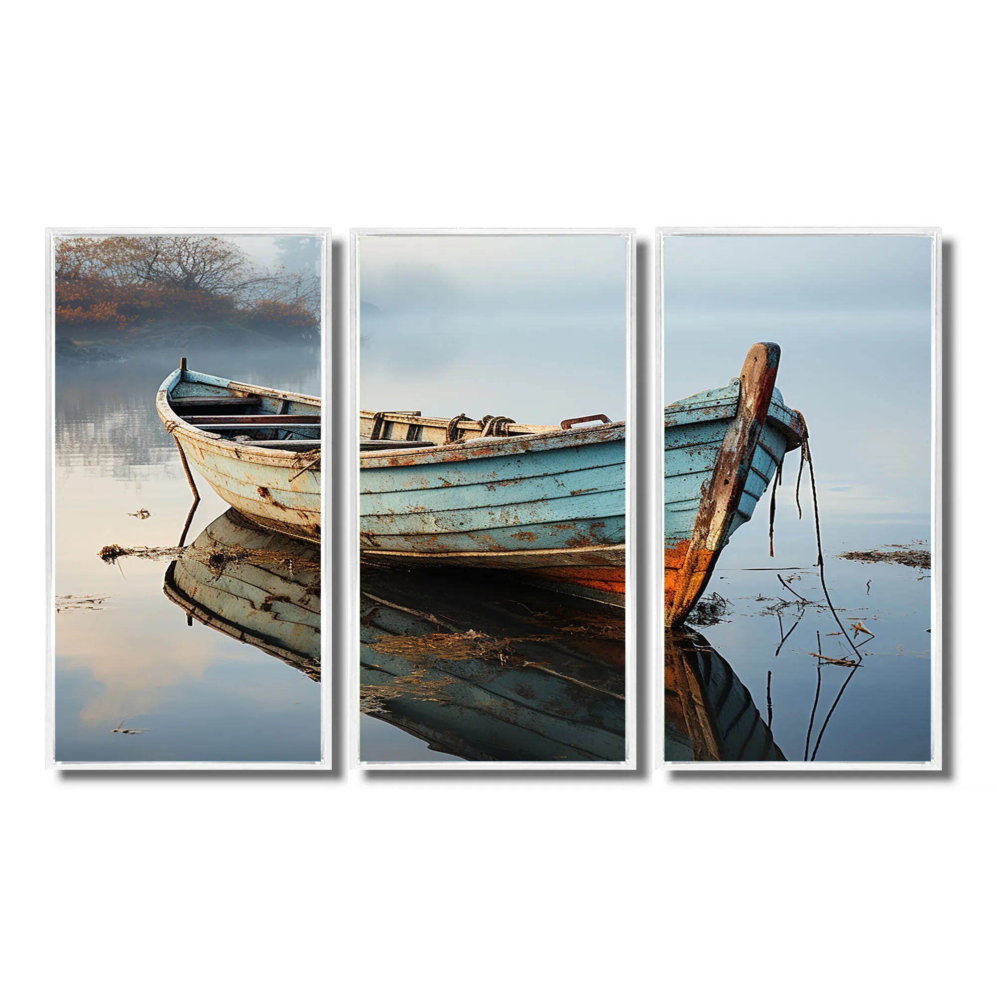 Boat Serene Waterscapes I - Multi-Panels