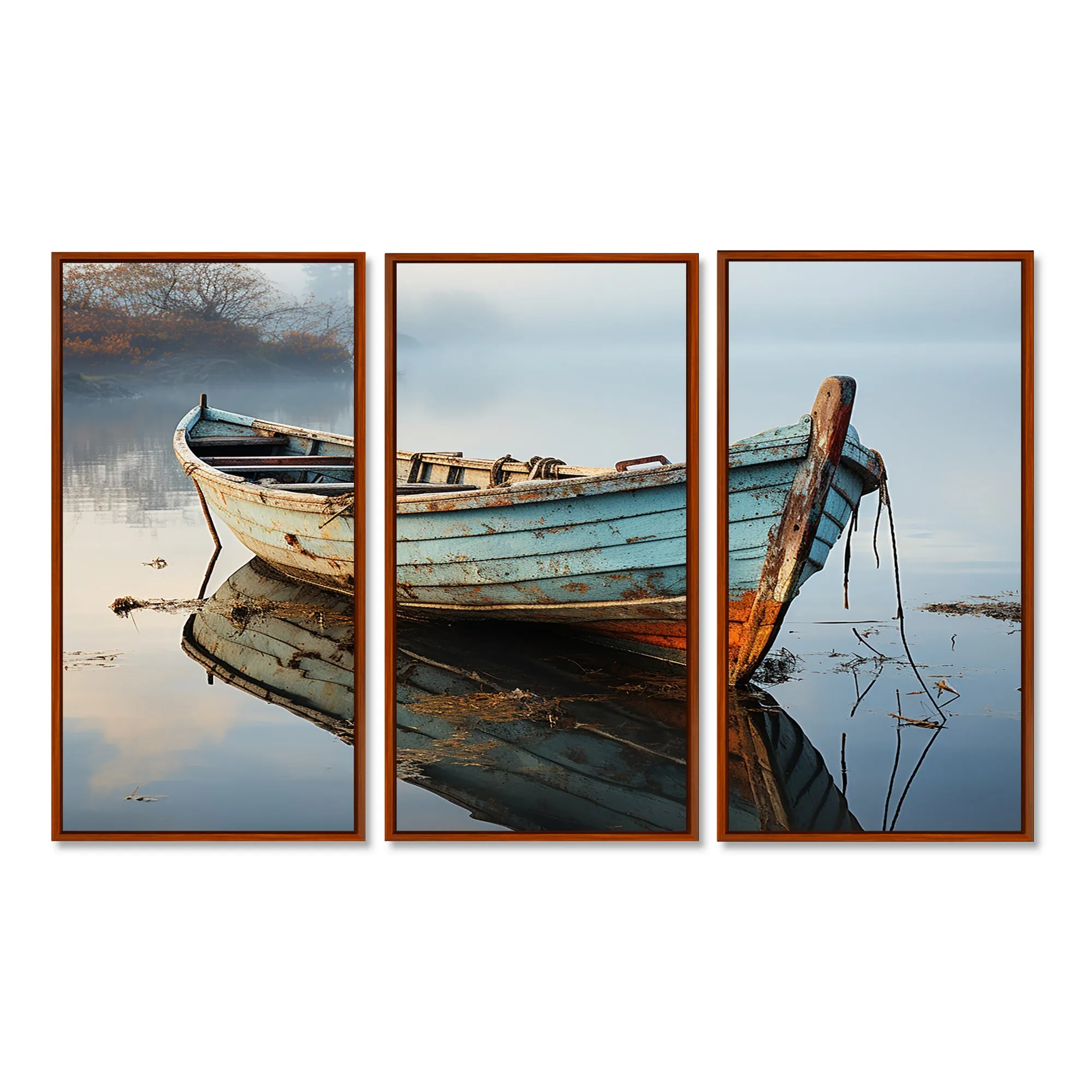 Boat Serene Waterscapes I - Multi-Panels