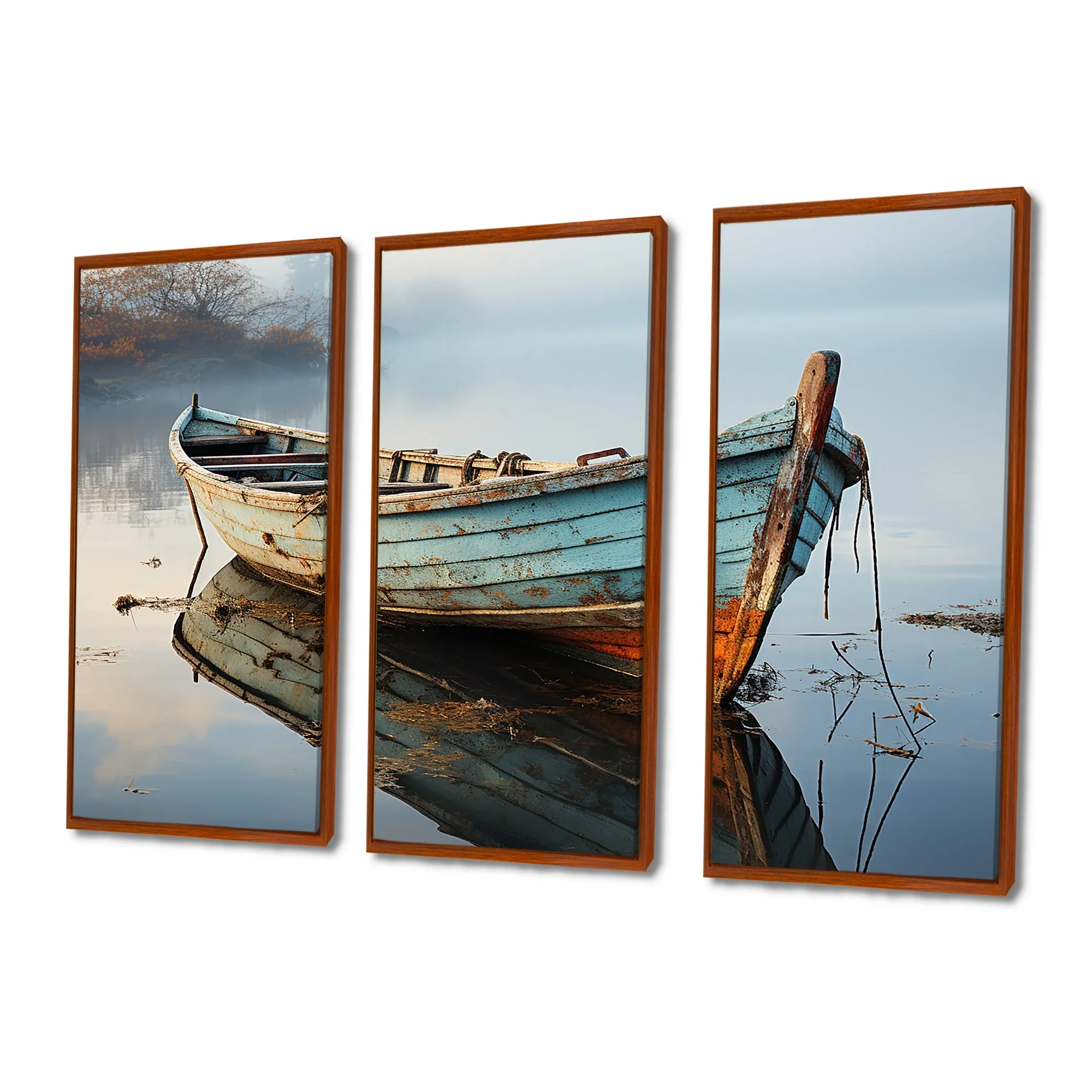 Boat Serene Waterscapes I - Multi-Panels