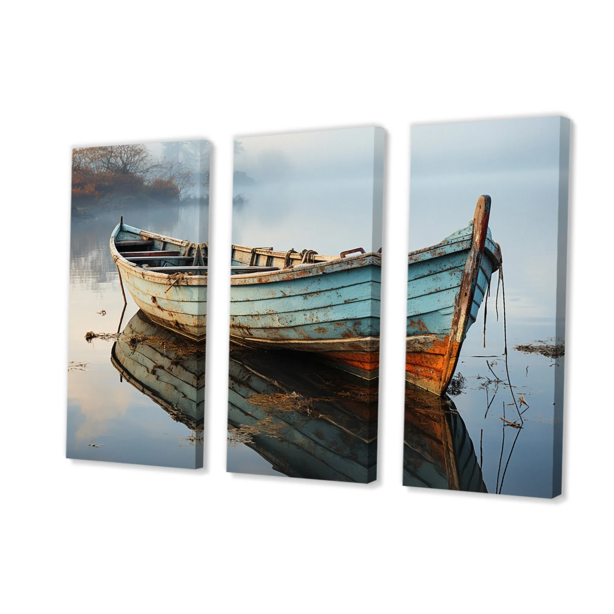 Boat Serene Waterscapes I - Multi-Panels