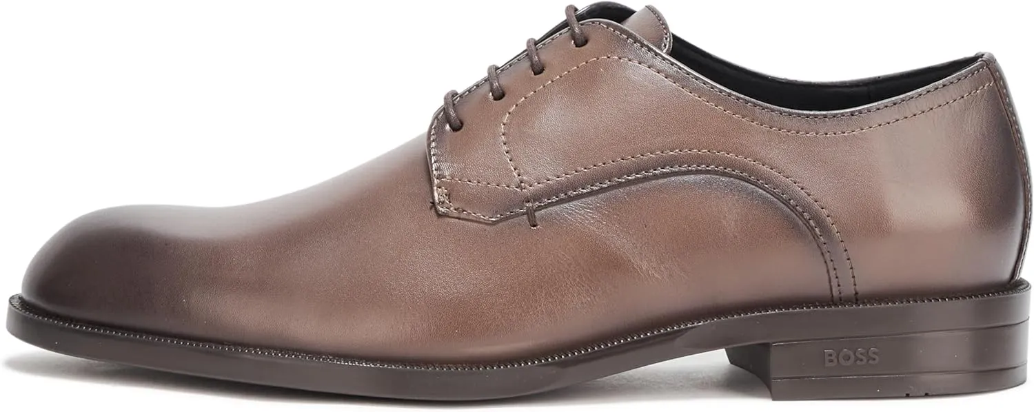 BOSS Men's Tayil Smooth Leather Derby Dress Shoe Oxford