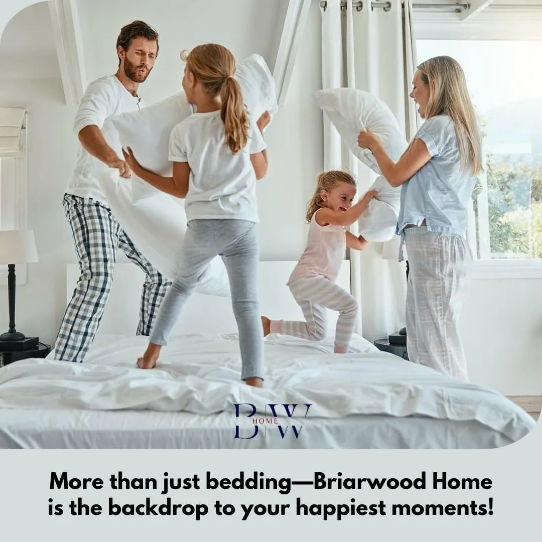 Briarwood Home® Printed Flannel Sheet Set, 100% Organic Cotton, Six-Fold Brushed, Super Soft, Warm, Deep Pocket Bedding with NanoTech Infuse for Enhanced Lasting Strength (Buffalo Grey, King)