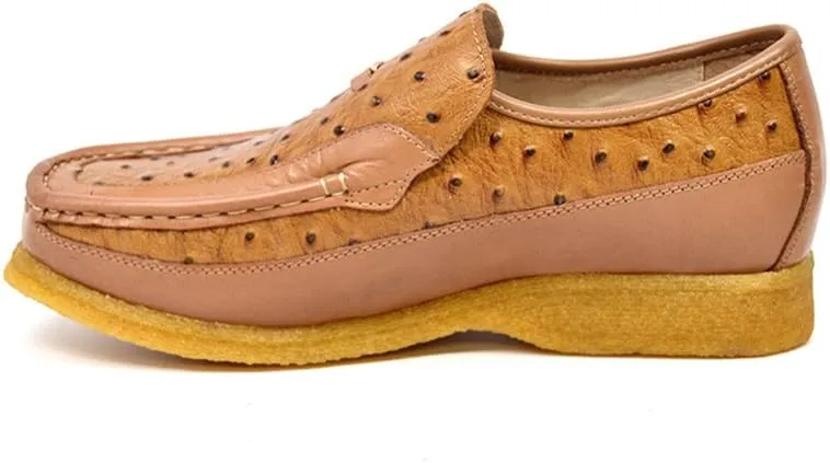 British Collection Harlem Ostrich & Leather Men Shoes