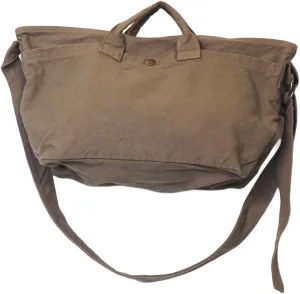 Canvas Boat-shaped Tote Bag Zipper Cotton100% japan Washable Adjustable Lightweight Soft ZIP Bag (VC-39)