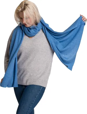 cashmere 4 U 100% Pure Cashmere Wrap Shawl- Extra Large Stole Scarf for Woman