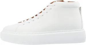 Ca'Shott A/S Women's Casida Lace Shoe Leather Vegetable Tanned Sneaker, White, 8 UK