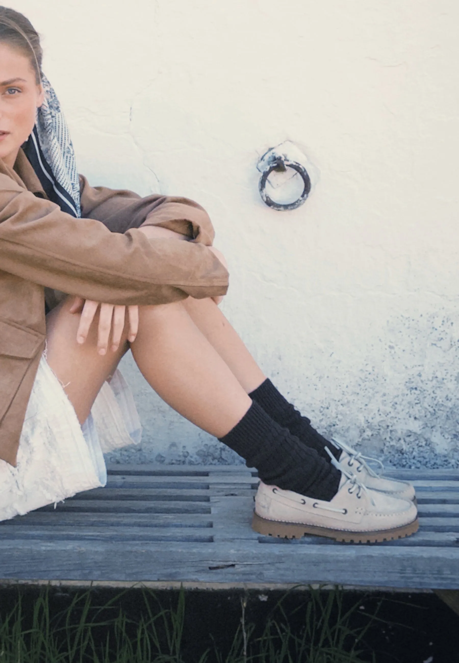 CASLENA BOAT SHOE - Beige