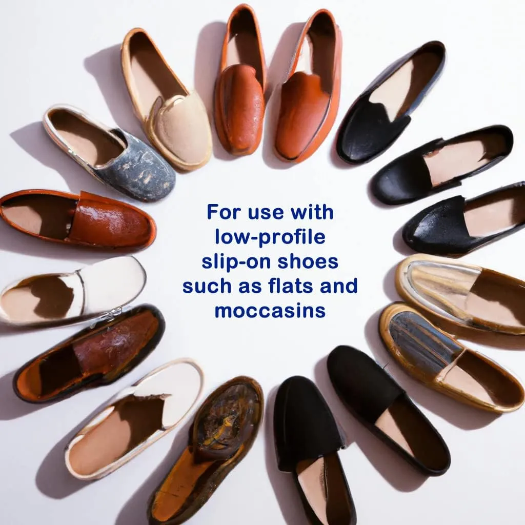 Casual Orthotic Arch Support Insoles for Dress Slip-On Shoes (Pair) (Small: Men 5½ - 7 Women 6½ - 8) - Relief for Foot Pain Due to Flat Feet/Low Arches and Plantar Fasciitis
