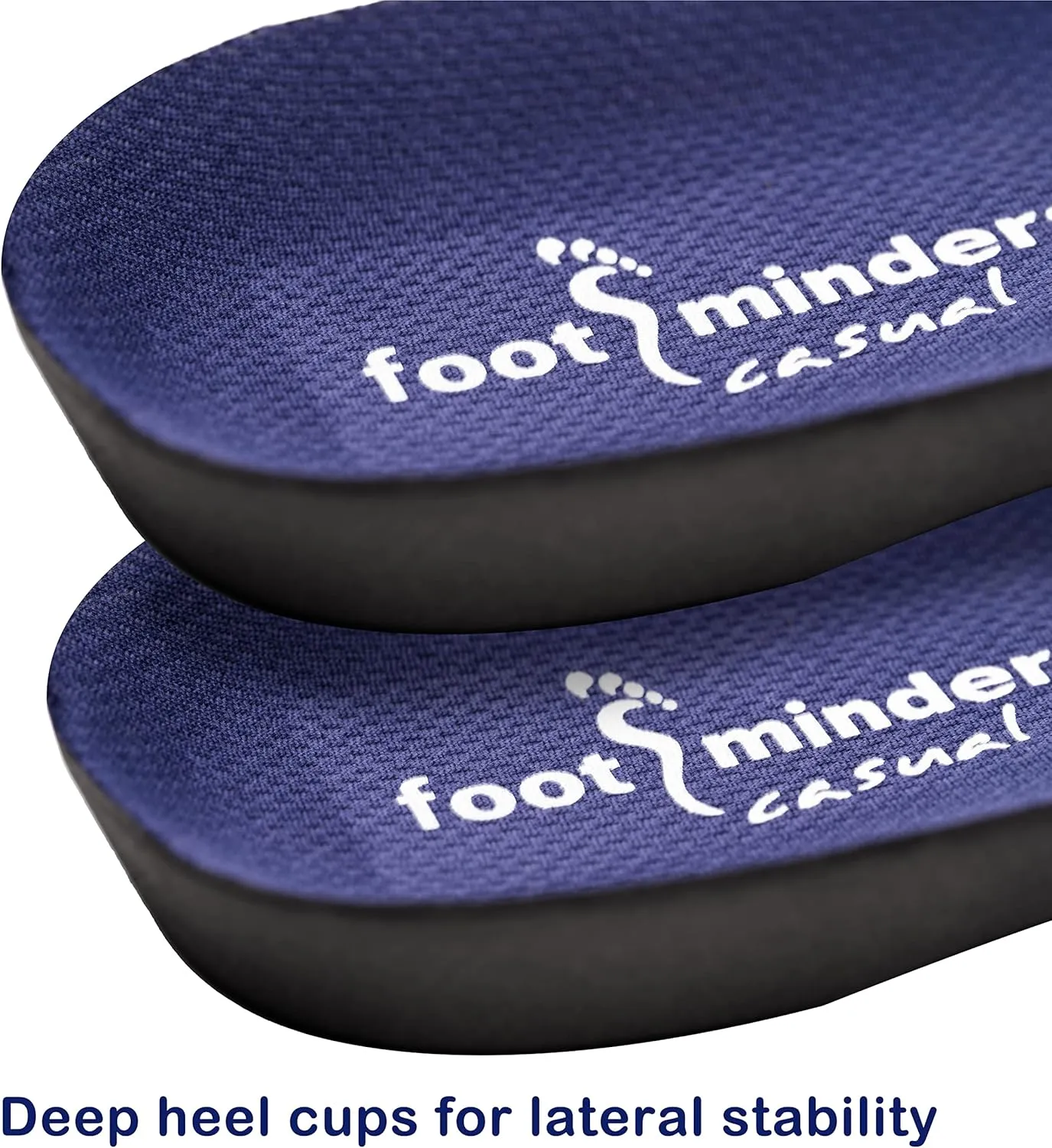 Casual Orthotic Arch Support Insoles for Dress Slip-On Shoes (Pair) (Small: Men 5½ - 7 Women 6½ - 8) - Relief for Foot Pain Due to Flat Feet/Low Arches and Plantar Fasciitis