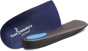 Casual Orthotic Arch Support Insoles for Dress Slip-On Shoes (Pair) (Small: Men 5½ - 7 Women 6½ - 8) - Relief for Foot Pain Due to Flat Feet/Low Arches and Plantar Fasciitis