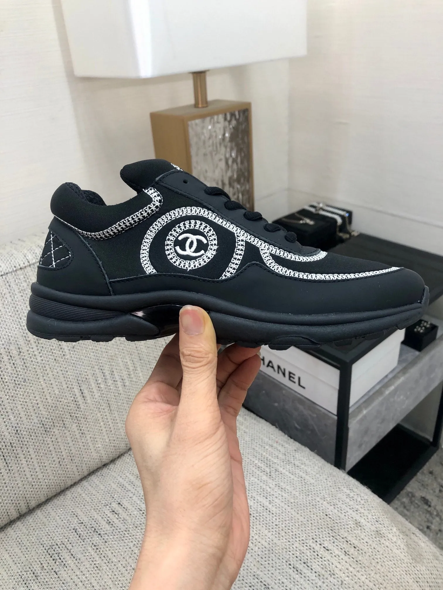 CC Sneaker Black Fabric