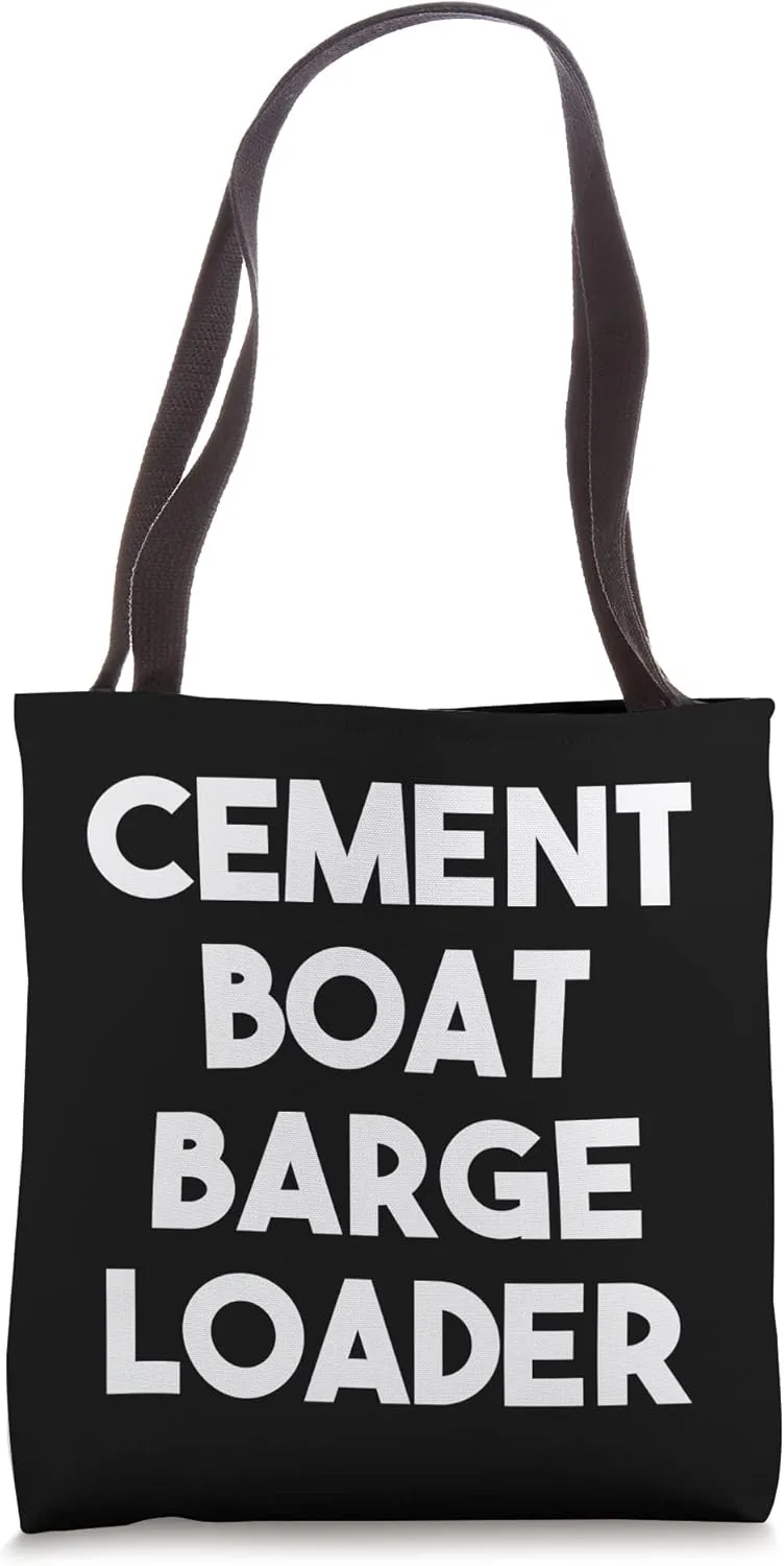 Cement Boat Barge Loader Tote Bag