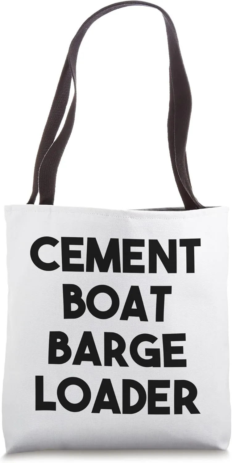 Cement Boat Barge Loader Tote Bag