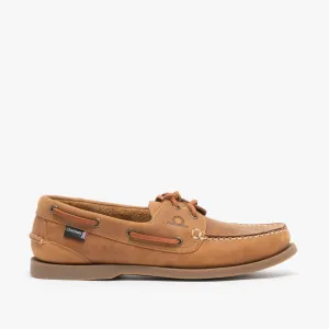 Chatham DECK G2 Mens Nubuck Leather Boat Shoes Walnut