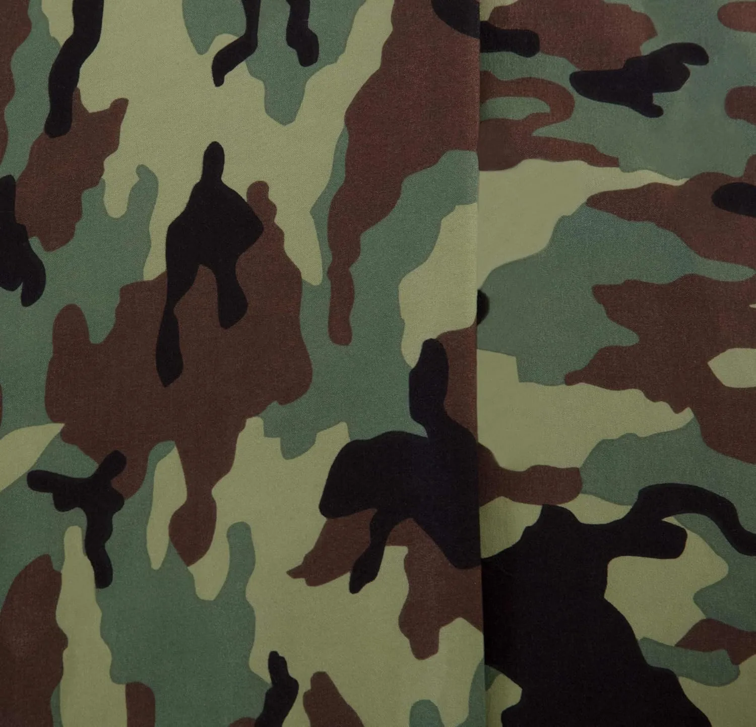 Chezmoi Collection Military Camo 4-Piece Sheet Set - Camouflage Army Green Printed Microfiber Soft Breathable Deep Pocket Sheets and Pillowcases Set, Queen Size