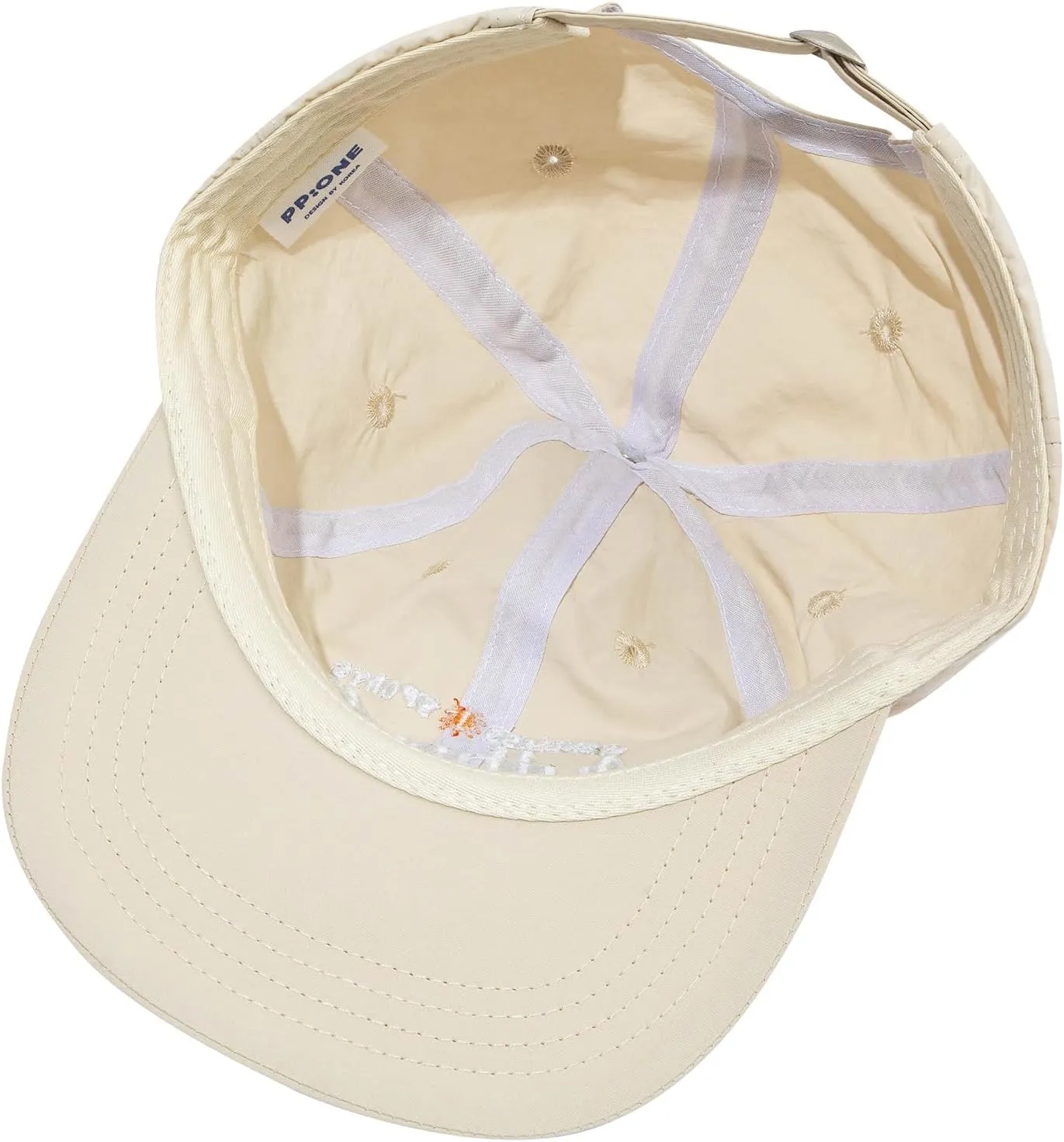 Clakllie Waterproof 5 Panel Hat for Men Quick Dry Flat Brim Baseball Cap Embroidered Trucker Hats for Running Camp Hiking Hat